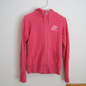 Nike Pink Cowl Neck Hoodie - Size Medium